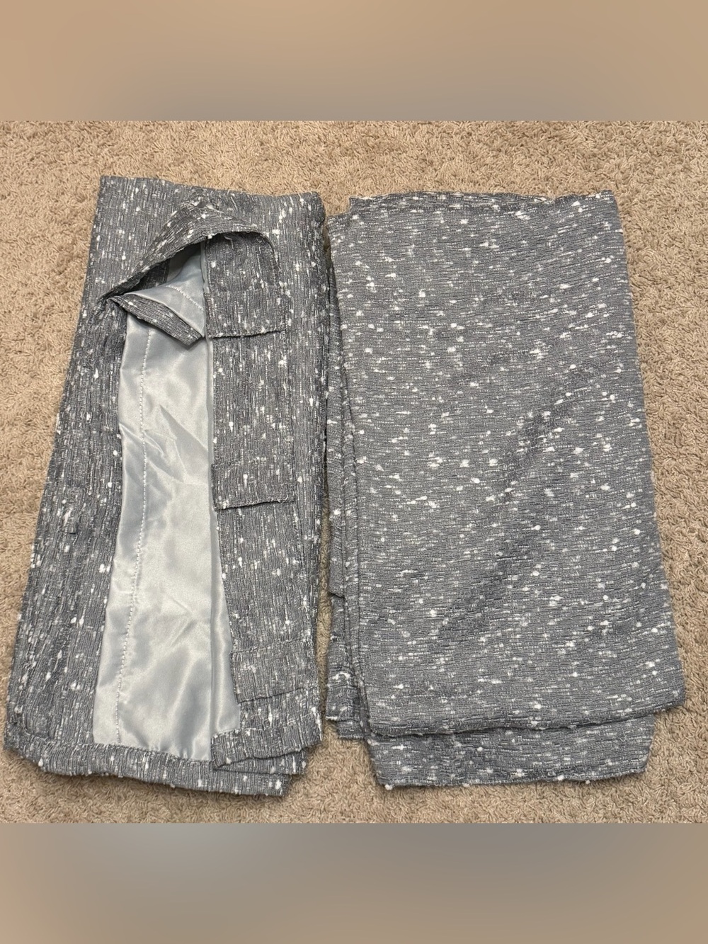 Better Homes And Gardens Gray Speckled Drapery Panels